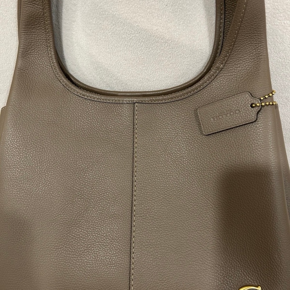 Coach Luna Leather Shoulder Bag medium - Picture 7 of 9